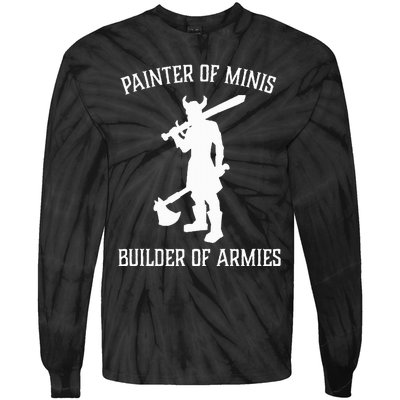 Painting Miniatures Role Playing Game Fantasy Warrior Minis Tie-Dye Long Sleeve Shirt