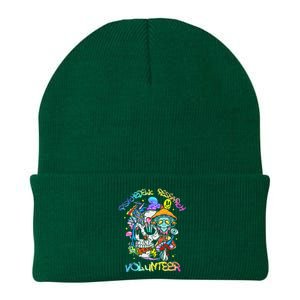 Psychedelic Mushroom Research Volunteer Knit Cap Winter Beanie