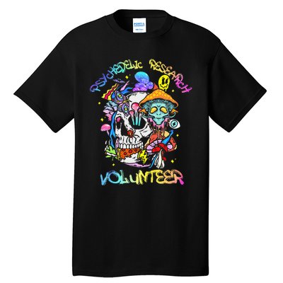 Psychedelic Mushroom Research Volunteer Tall T-Shirt