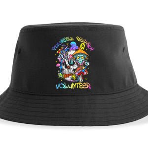 Psychedelic Mushroom Research Volunteer Sustainable Bucket Hat