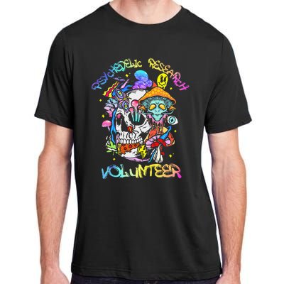 Psychedelic Mushroom Research Volunteer Adult ChromaSoft Performance T-Shirt