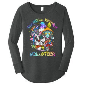 Psychedelic Mushroom Research Volunteer Women's Perfect Tri Tunic Long Sleeve Shirt