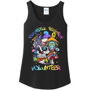 Psychedelic Mushroom Research Volunteer Ladies Essential Tank