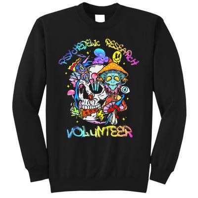 Psychedelic Mushroom Research Volunteer Tall Sweatshirt