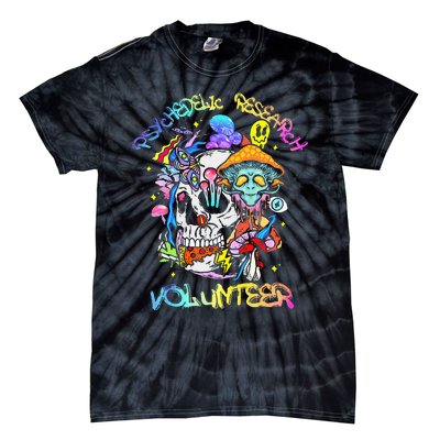 Psychedelic Mushroom Research Volunteer Tie-Dye T-Shirt