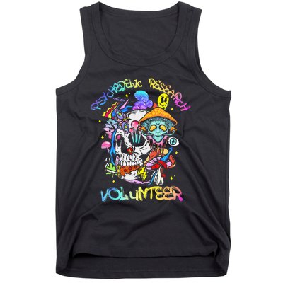 Psychedelic Mushroom Research Volunteer Tank Top