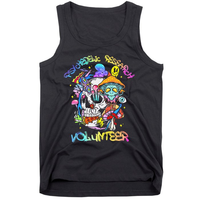 Psychedelic Mushroom Research Volunteer Tank Top