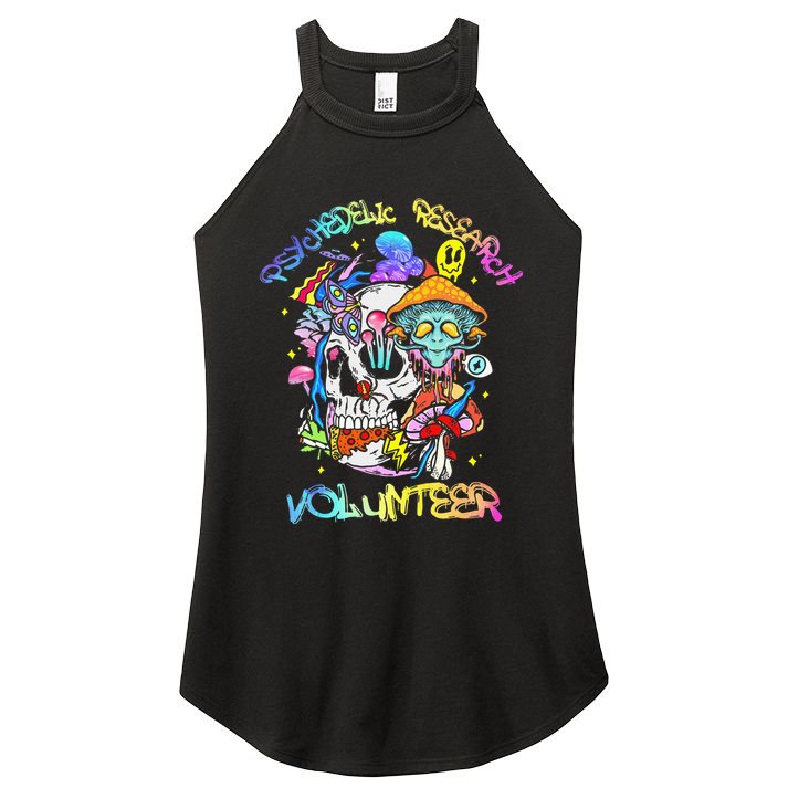 Psychedelic Mushroom Research Volunteer Women's Perfect Tri Rocker Tank