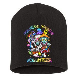 Psychedelic Mushroom Research Volunteer Short Acrylic Beanie