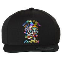 Psychedelic Mushroom Research Volunteer Wool Snapback Cap