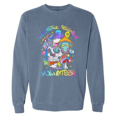 Psychedelic Mushroom Research Volunteer Garment-Dyed Sweatshirt