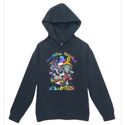 Psychedelic Mushroom Research Volunteer Urban Pullover Hoodie