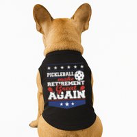 Pickleball Make Retirement Great Again Paddleball Player Doggie Tank