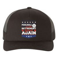 Pickleball Make Retirement Great Again Paddleball Player Yupoong Adult 5-Panel Trucker Hat