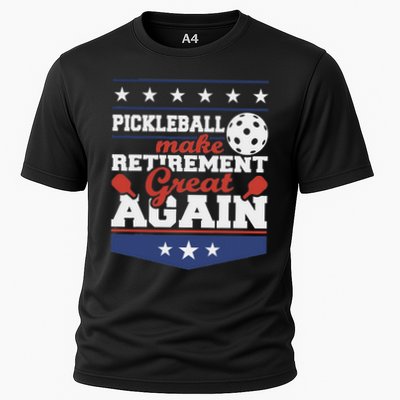 Pickleball Make Retirement Great Again Paddleball Player Performance Shirt