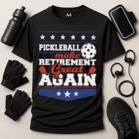 Pickleball Make Retirement Great Again Paddleball Player Performance Shirt