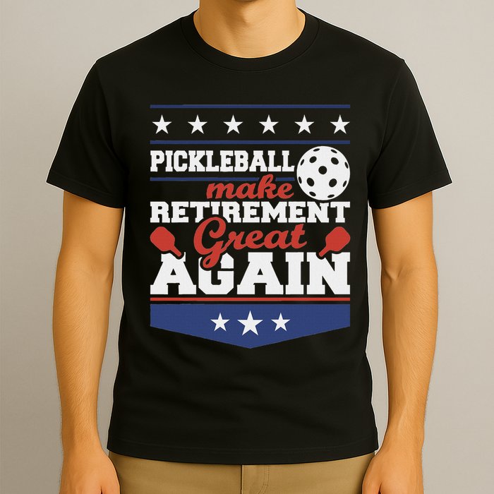 Pickleball Make Retirement Great Again Paddleball Player T-Shirt