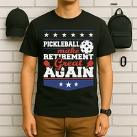 Pickleball Make Retirement Great Again Paddleball Player T-Shirt