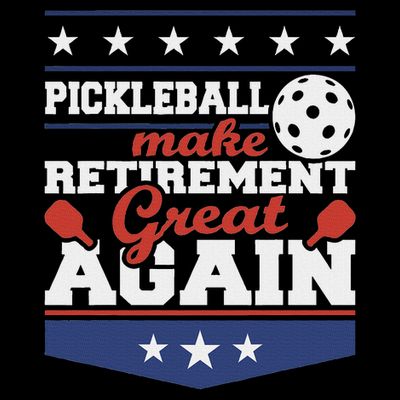 Pickleball Make Retirement Great Again Paddleball Player T-Shirt