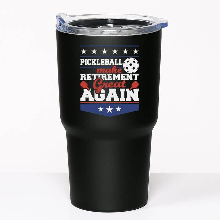 Pickleball Make Retirement Great Again Paddleball Player Tumbler
