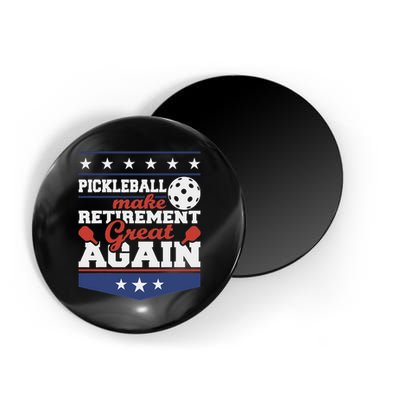 Pickleball Make Retirement Great Again Paddleball Player Magnet