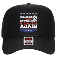 Pickleball Make Retirement Great Again Paddleball Player Hat