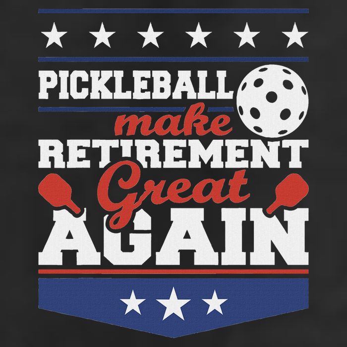 Pickleball Make Retirement Great Again Paddleball Player Golf Towel