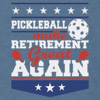 Pickleball Make Retirement Great Again Paddleball Player Garment-Dyed Sweatshirt