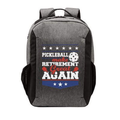 Pickleball Make Retirement Great Again Paddleball Player Vector Backpack