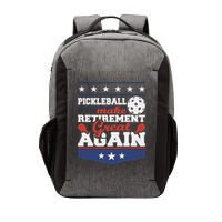 Pickleball Make Retirement Great Again Paddleball Player Vector Backpack