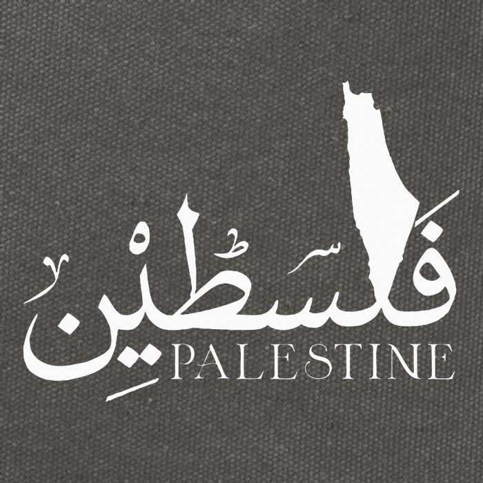 Palestine Map Red Background Baba Palestinian Roots Folklore Cotton Canvas Backpack