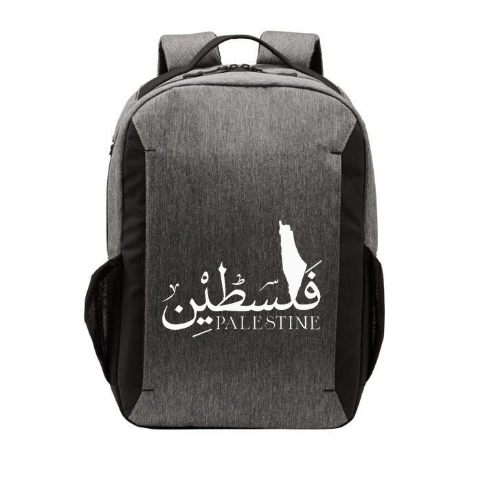 Palestine Map Red Background Baba Palestinian Roots Folklore Vector Backpack