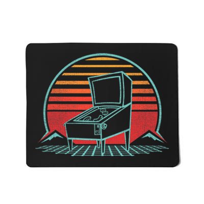 Pinball Machine Retro Vintage 80s Style Mousepad