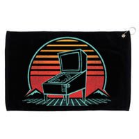 Pinball Machine Retro Vintage 80s Style Grommeted Golf Towel