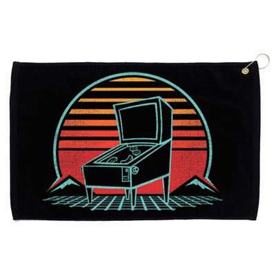 Pinball Machine Retro Vintage 80s Style Grommeted Golf Towel