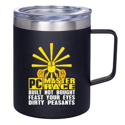 Pc Master Race Gaming 12oz Stainless Steel Coffee Mug