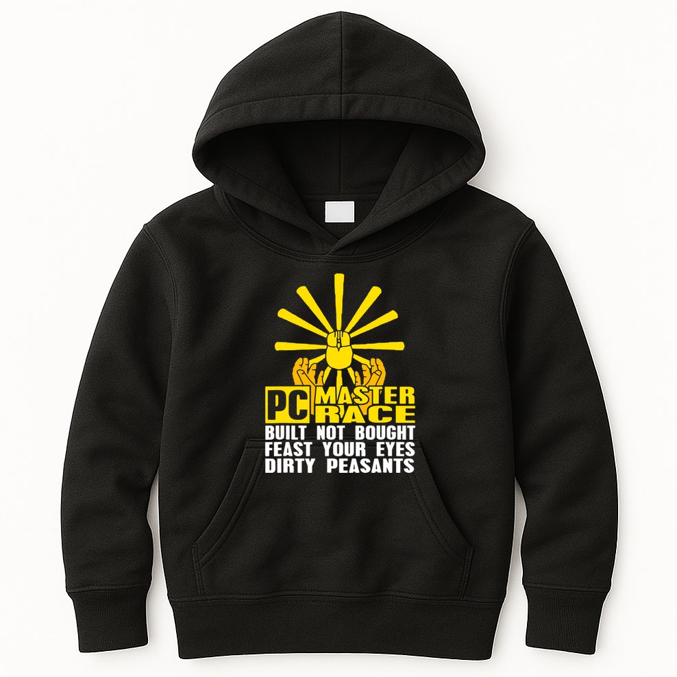 Pc Master Race Gaming Kids Hoodie