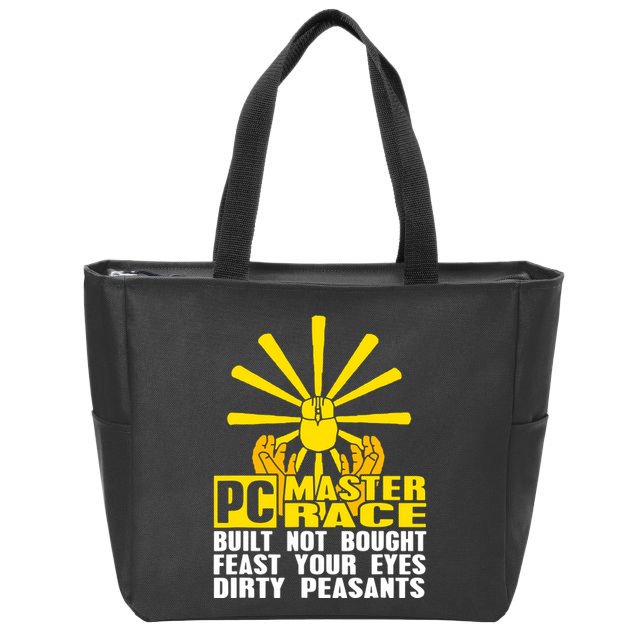Pc Master Race Gaming Zip Tote Bag