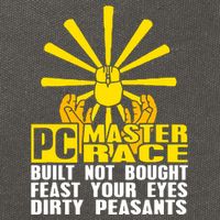 Pc Master Race Gaming Cotton Canvas Backpack
