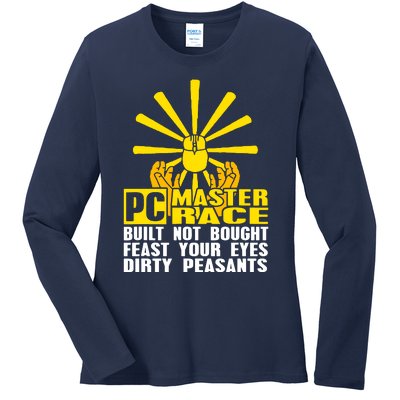 Pc Master Race Gaming Ladies Long Sleeve Shirt