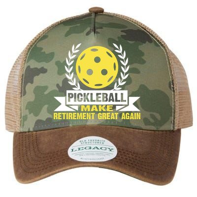 Pickleball Make Retirement Great Again Player Gift Paddles Legacy Tie Dye Trucker Hat