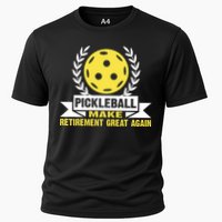 Pickleball Make Retirement Great Again Player Gift Paddles Cooling Performance Crew T-Shirt