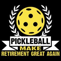 Pickleball Make Retirement Great Again Player Gift Paddles Cooling Performance Crew T-Shirt