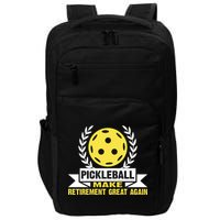 Pickleball Make Retirement Great Again Player Gift Paddles Impact Tech Backpack