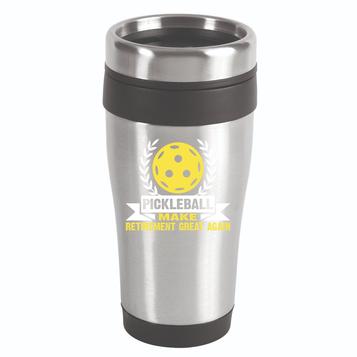 Pickleball Make Retirement Great Again Player Gift Paddles 16oz Travel Tumbler