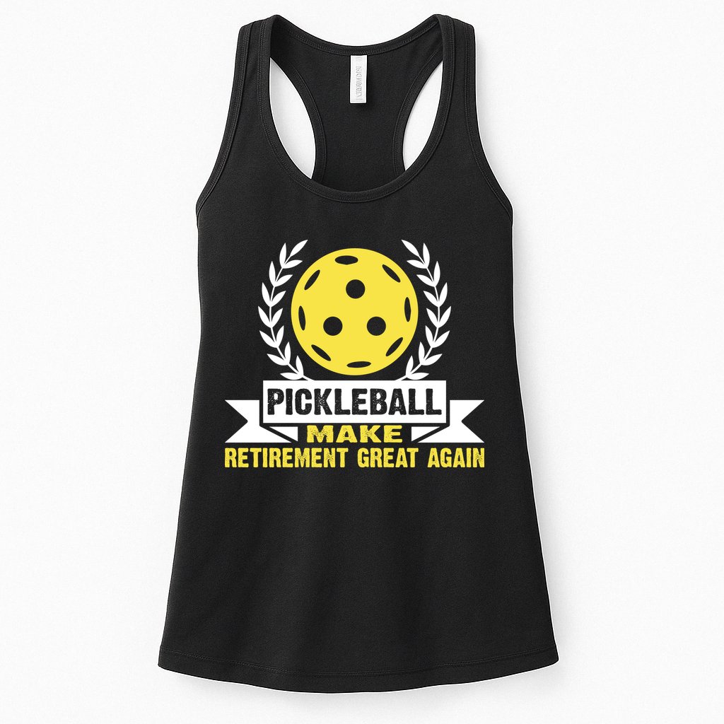 Pickleball Make Retirement Great Again Player Gift Paddles Womens Tank Top