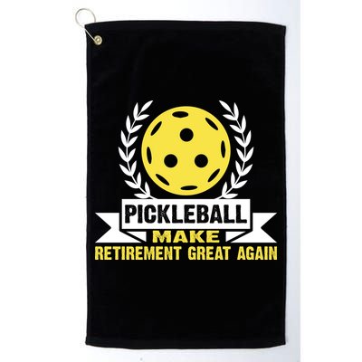 Pickleball Make Retirement Great Again Player Gift Paddles Golf Towel