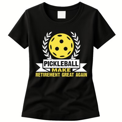Pickleball Make Retirement Great Again Player Gift Paddles Womens T-Shirt