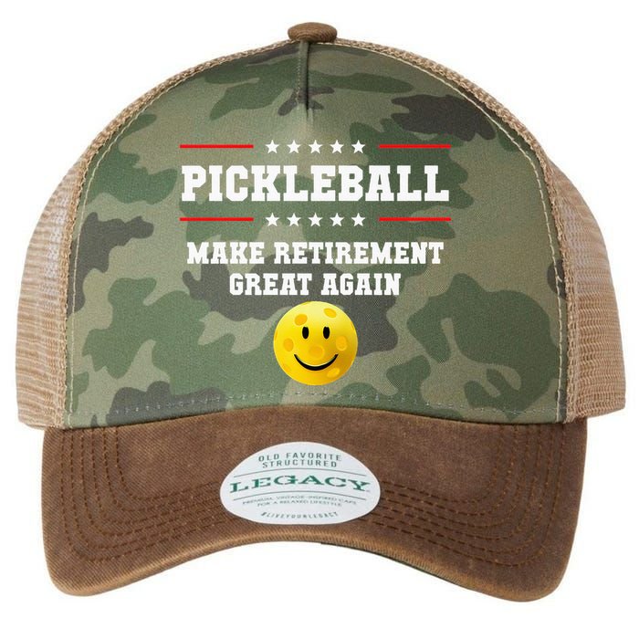 Pickleball Make Retirement Great Again Legacy Tie Dye Trucker Hat
