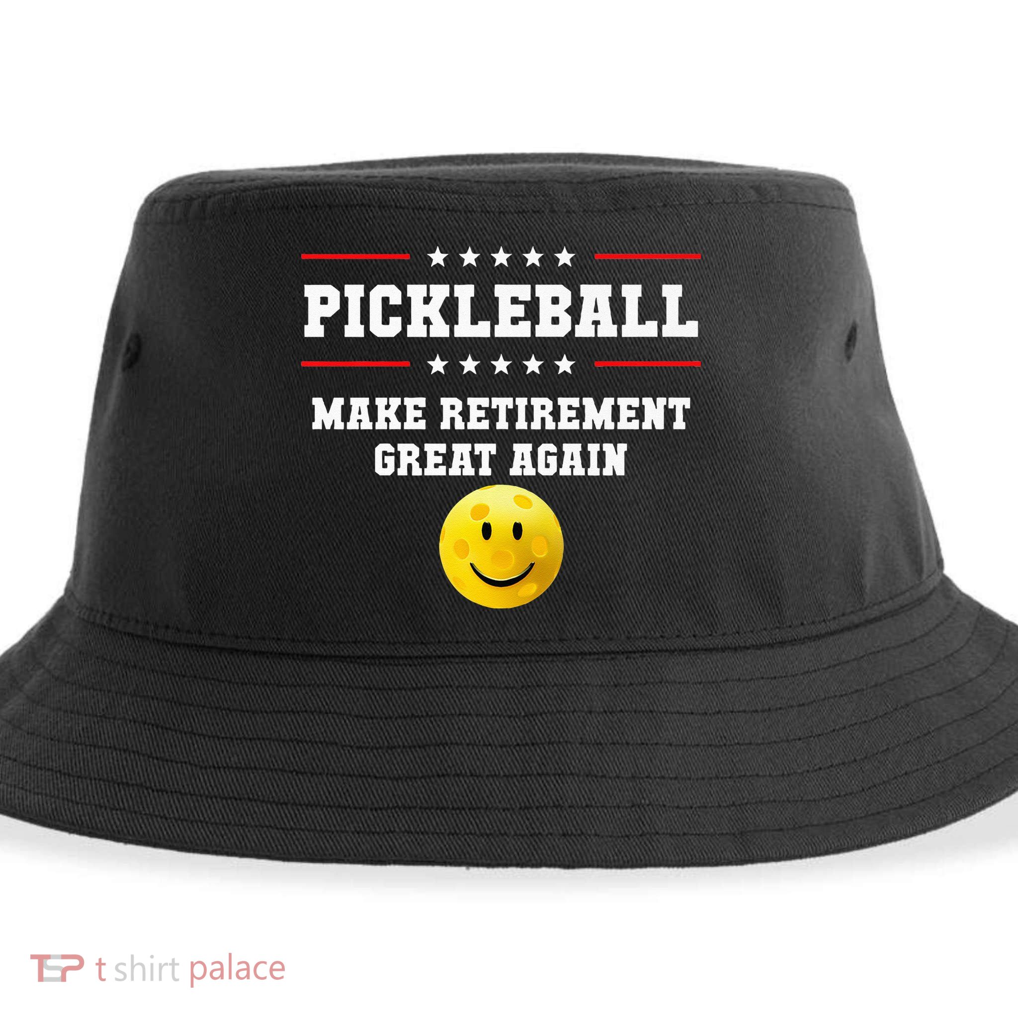 Pickleball Make Retirement Great Again Sustainable Bucket Hat